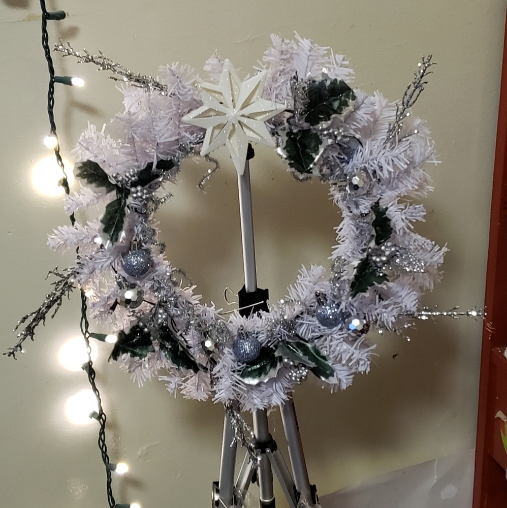 Hand crafted christmas wreath